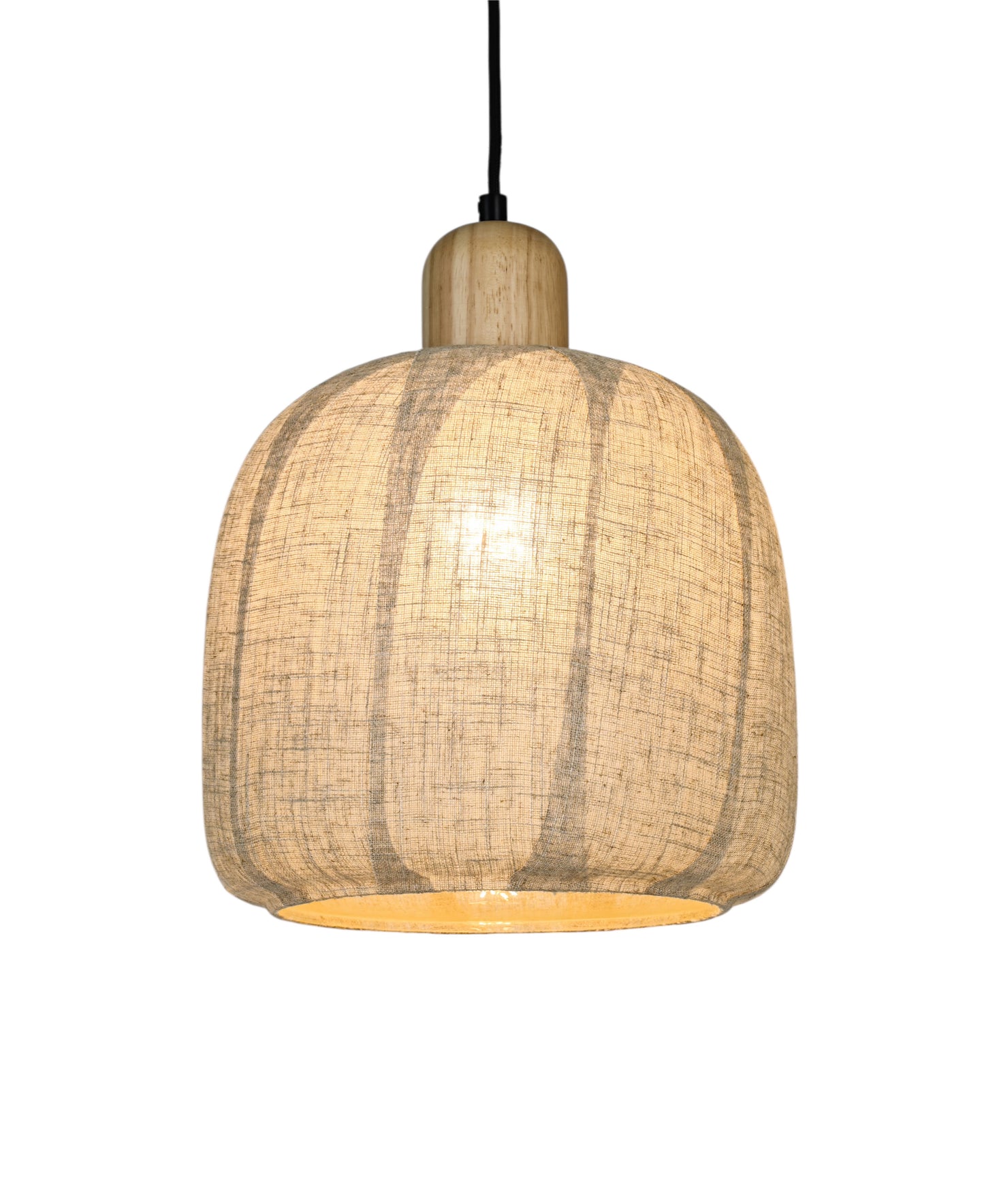 Hanglamp LIVA parelgrijs Ø26x25cm