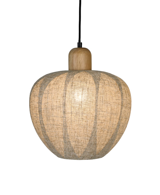 Hanglamp NOVA parelgrijs Ø24x20cm