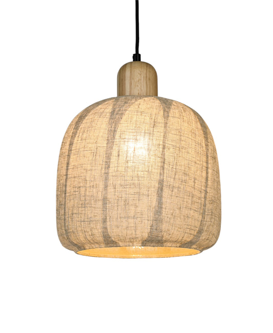 Hanglamp LIVA parelgrijs Ø26x25cm
