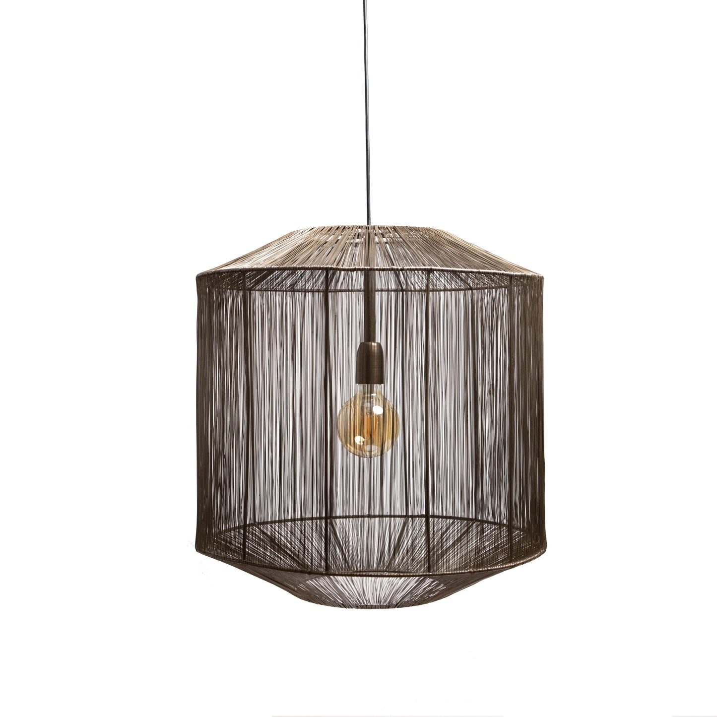 Hanglamp SENNA antiek brons Ø50x54cm