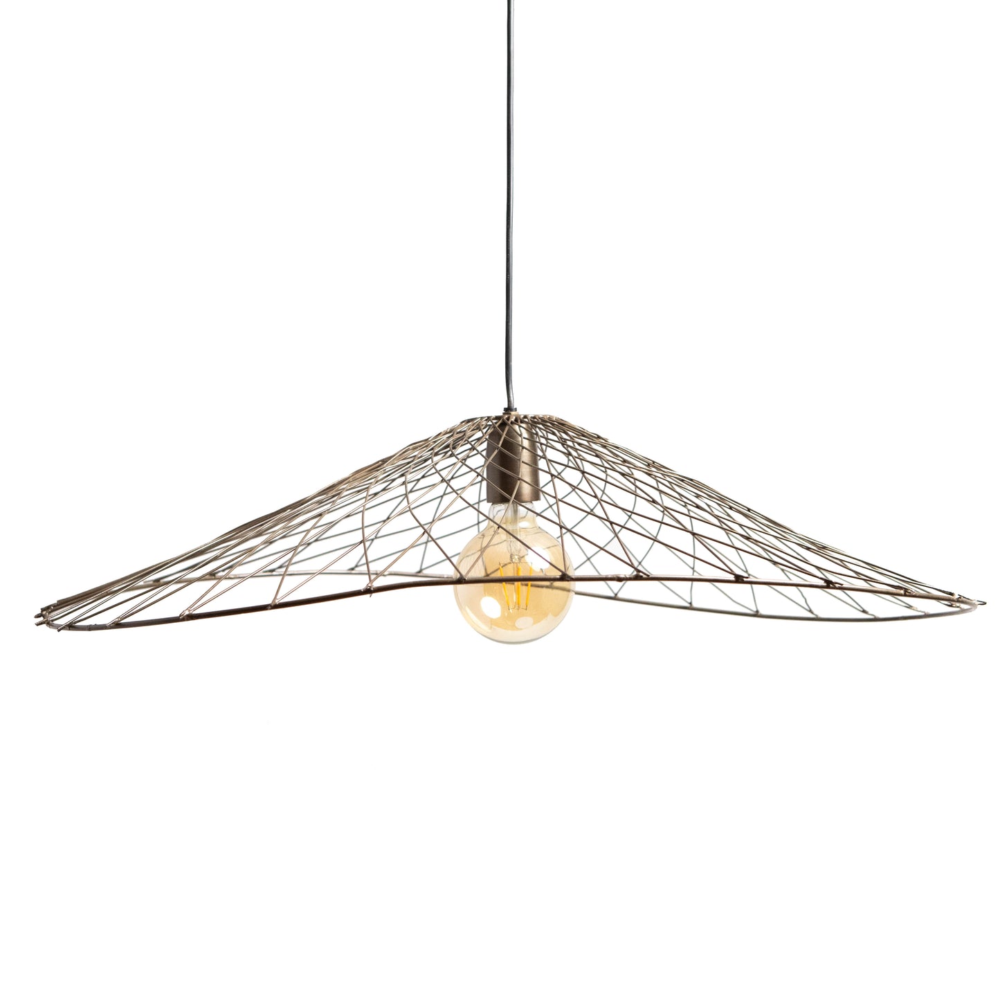 Hanglamp OLIVER antiek brons 70x60x15cm